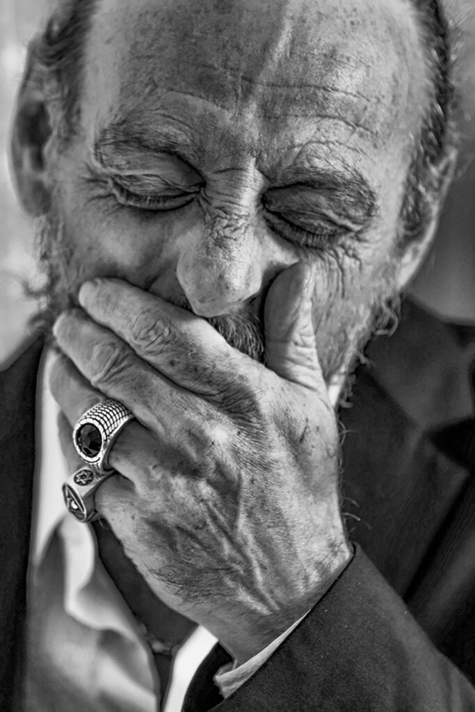 Massimiliano Rossi nella scena di un Film