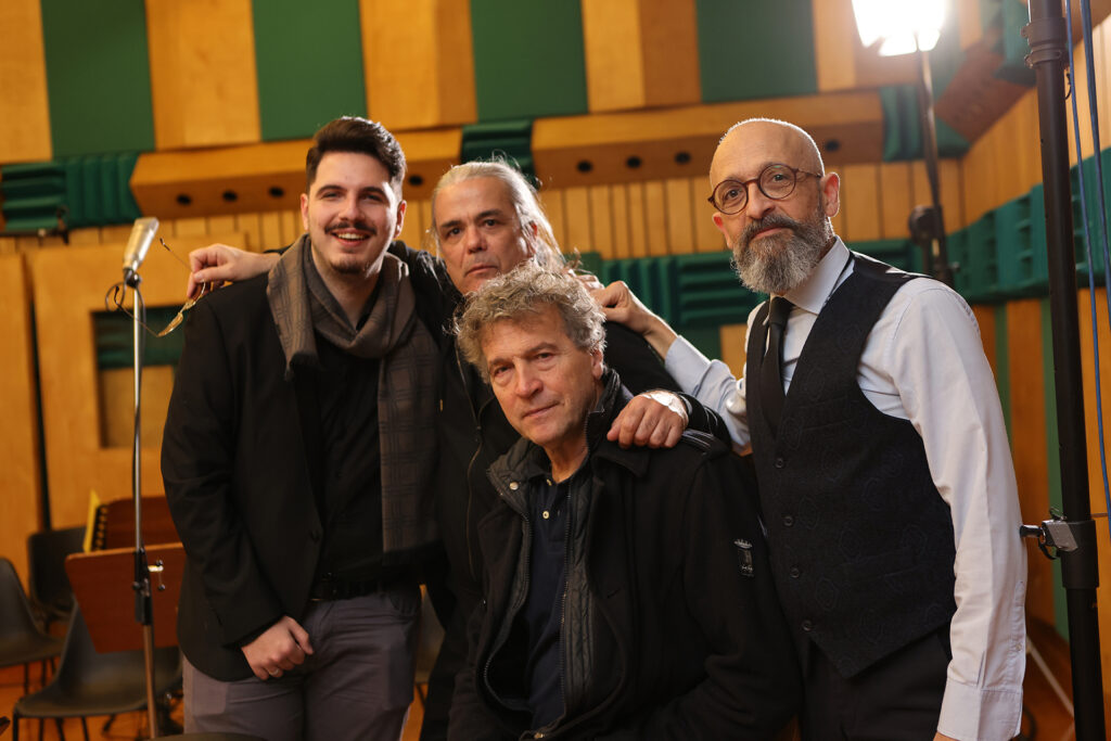 Carmine Padula con il Regista Giacomo Campiotti ed il Maestro Eduardo Caiazza