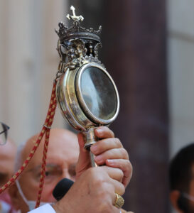 Il Calice dove è custodito il Sangue di San Gennaro